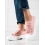 Exkluzívní dámské růžové  tenisky bez podpatku