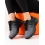 Pěkné  trekingové boty dámské šedo-stříbrné bez podpatku