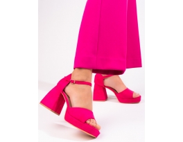 Originální dámské růžové  sandály