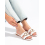 Trendy dámské  nazouváky bílé bez podpatku