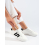 Trendy dámské bílé  tenisky bez podpatku