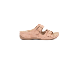 Trendy  sandály dámské růžové na klínku