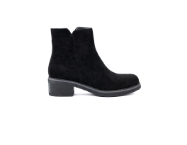 Trendy černé  kotníčkové boty dámské Obcas