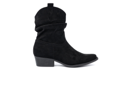 Trendy  kotníčkové boty dámské černé Obcas